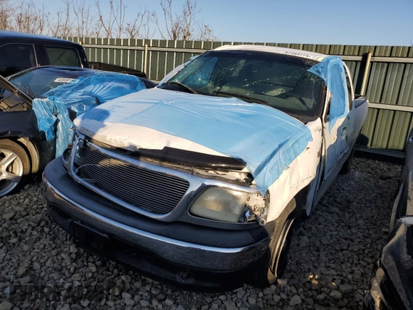 2000 Ford F-150 XL with VIN 1FTZX172XYNB23013, listed as a Copart auction lot 87393774 with 0 mi miles and Salvage Title. Bid and sale history available at carsss.com. Image 1.