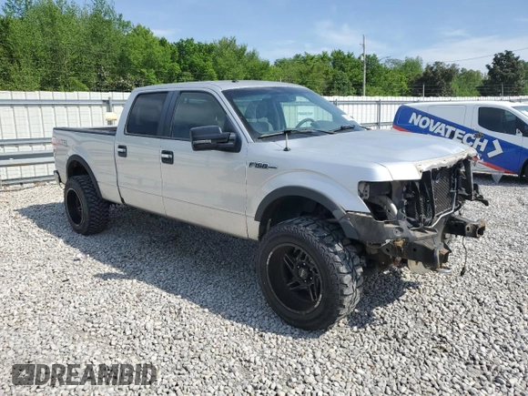 2011 Ford F-150 XL with VIN 1FTFW1EF0BFA01127, listed as a Copart auction lot 53800575 with 296,922 mi miles and Salvage Title. Bid and sale history available at carsss.com. Image 4.