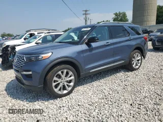 2021 Ford Explorer Platinum z VIN 1FM5K8HC2MGC36798, wystawiony jako Copart lot #60119585 z przebiegiem 70 174 mil mil oraz Szkoda całkowita • Salvage title. Historia ofert i sprzedaży dostępna na DreamBid. Obrazek 1.