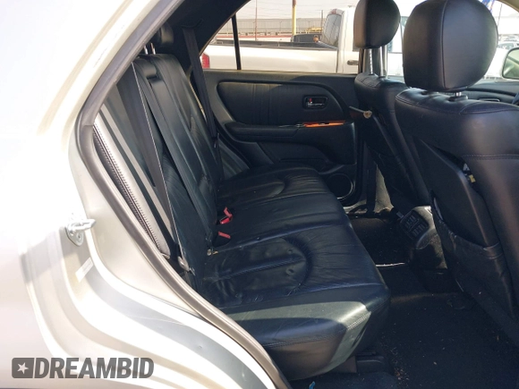 2001 Lexus RX 300 with VIN JTJGF10U410115432, listed as a IAAI auction lot 42215006 with 303,230 mi miles and . Bid and sale history available at DreamBid. Image 8.