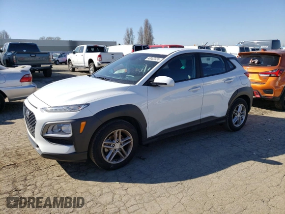 2020 Hyundai Kona SE with VIN KM8K12AA2LU479989, listed as a Copart auction lot 40082533 with 89,669 mi miles. Bid and sale history available at carsss.com. Image 1.