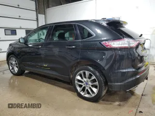 2015 Ford Edge Titanium with VIN 2FMTK4K85FBB92262, listed as a Copart auction lot 46539905 with 110,973 mi miles and Salvage Title. Bid and sale history available at carsss.com. Image 2.