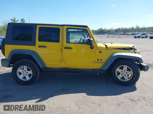 2008 Jeep Wrangler Unlimited X with VIN 1J4GA39178L647587, listed as a IAAI auction lot 41468034 with 94,786 mi miles and . Bid and sale history available at DreamBid. Image 13.