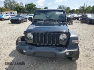 2019 Jeep Wrangler Unlimited Sport S with VIN 1C4HJXDG2KW570078, listed as a Copart auction lot 51119485 with 65,860 mi miles and Salvage title. Bid and sale history available at DreamBid. Image 5.