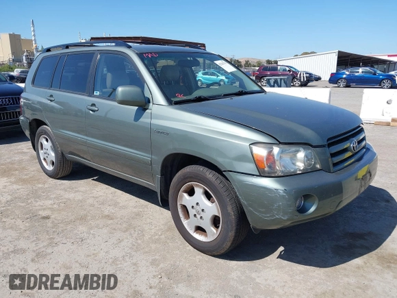2005 Toyota Highlander z VIN JTEEP21AX50074209, wystawiony jako IAAI lot #42229791 z przebiegiem 180 122 mil mil oraz . Historia ofert i sprzedaży dostępna na DreamBid. Obrazek 1.