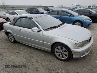 2005 BMW 3 Series 325Ci with VIN WBABW33415PL39286, listed as a Copart auction lot 44674025 with 183,711 mi miles and Salvage Title. Bid and sale history available at carsss.com. Image 4.