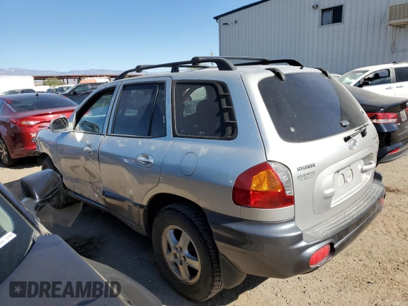 2002 Hyundai Santa Fe GLS with VIN KM8SC13D12U328796, listed as a Copart auction lot 81203544 with Not Provided miles and Salvage Title. Bid and sale history available at carsss.com. Image 2.