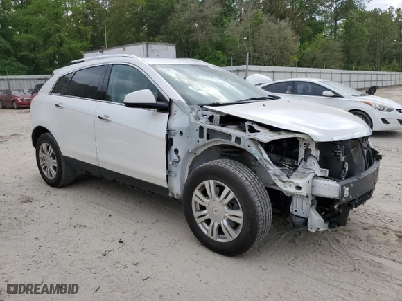 2015 Cadillac SRX Luxury Collection with VIN 3GYFNBE3XFS525489, listed as a Copart auction lot 52982535 with 81,739 mi miles and Salvage Title. Bid and sale history available at carsss.com. Image 4.
