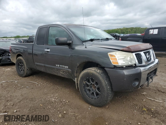 2006 Nissan Titan SE with VIN 1N6BA06B56N549572, listed as a Copart auction lot 55050165 with 212,808 mi miles and Salvage title. Bid and sale history available at DreamBid. Image 4.