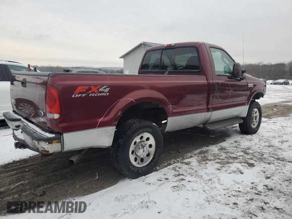2005 Ford F-250 XL with VIN 1FTNF215X5EC40810, listed as a Copart auction lot 88820065 with 90,013 mi miles and Salvage Title. Bid and sale history available at DreamBid. Image 3.