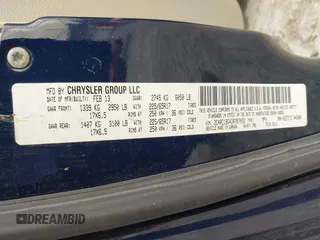 2013 Chrysler Town & Country Touring with VIN 2C4RC1BG4DR707032, listed as a IAAI auction lot 42008357 with 183,104 mi miles and . Bid and sale history available at DreamBid. Image 9.