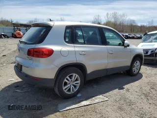2012 Volkswagen Tiguan S with VIN WVGBV7AX6CW599465, listed as a Copart auction lot 54401705 with 107,434 mi miles and Clean Title. Bid and sale history available at DreamBid. Image 3.