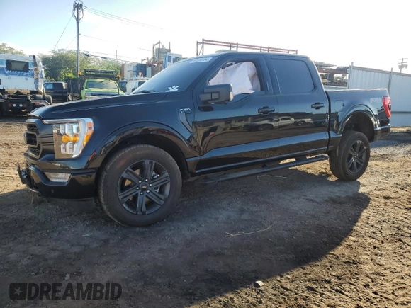 2023 Ford F-150 XL with VIN 1FTFW1E87PKE76757, listed as a Copart auction lot 87314154 with 10,280 mi miles and Salvage Title. Bid and sale history available at carsss.com. Image 1.