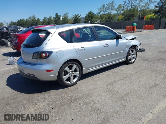 2006 Mazda 3 S Sport with VIN JM1BK144861450942, listed as a IAAI auction lot 42015211 with 180,398 mi miles and . Bid and sale history available at DreamBid. Image 4.