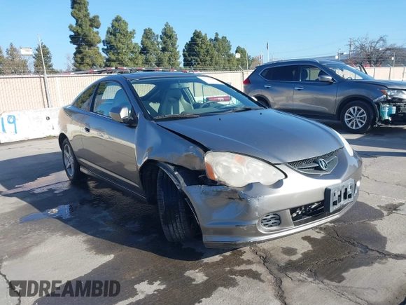 2002 Acura RSX Type S with VIN JH4DC530X2C009483, listed as a IAAI auction lot 41745800 with 156,099 mi miles. Bid and sale history available at carsss.com. Image 1.