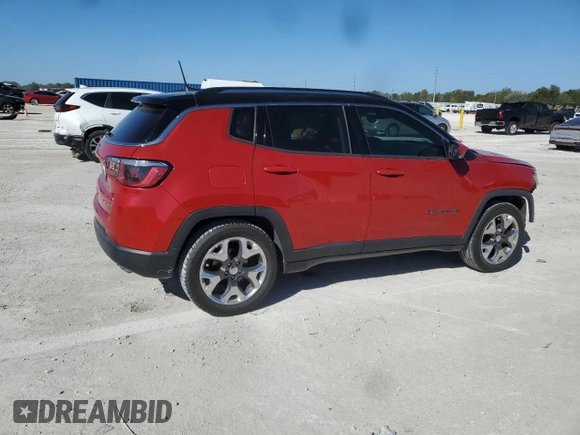 2019 Jeep Compass Limited with VIN 3C4NJCCB8KT809401, listed as a Copart auction lot 48238175 with 82,407 mi miles and Salvage title. Bid and sale history available at DreamBid. Image 3.