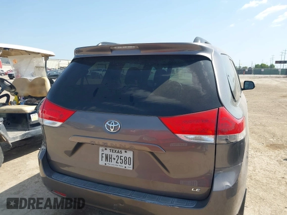2012 Toyota Sienna LE AAS with VIN 5TDKK3DC8CS180967, listed as a IAAI auction lot 42215961 with 220,089 mi miles and . Bid and sale history available at DreamBid. Image 16.