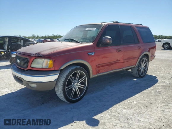 2001 Ford Expedition Eddie Bauer with VIN 1FMRU17W41LB82891, listed as a Copart auction lot 49628365 with 213,712 mi miles and Non repairable. Bid and sale history available at DreamBid. Image 1.