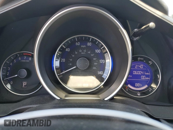 2016 Honda Fit LX with VIN JHMGK5H50GX026619, listed as a Copart auction lot 53699145 with 60,041 mi miles and Salvage Title. Bid and sale history available at carsss.com. Image 9.