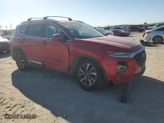 2020 Hyundai Santa Fe SEL with VIN 5NMS33ADXLH194012, listed as a Copart auction lot 47840965 with 75,368 mi miles and Salvage Title. Bid and sale history available at carsss.com. Image 4.