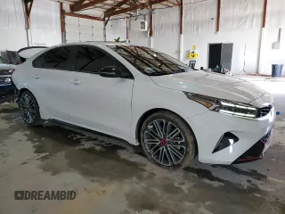 2022 Kia Forte GT with VIN 3KPF44AC3NE477602, listed as a Copart auction lot 45660375 with 77,397 mi miles and Salvage Title. Bid and sale history available at carsss.com. Image 4.