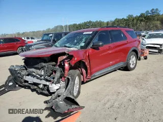 2020 Ford Explorer XLT with VIN 1FMSK7DH3LGB93070, listed as a Copart auction lot 49974945 with 0 mi miles and Salvage Title. Bid and sale history available at carsss.com. Image 1.