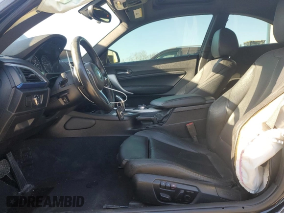 2015 BMW 2 Series M235i xDrive with VIN WBA1J9C58FVX98415, listed as a Copart auction lot 49793655 with 110,169 mi miles and Salvage Title. Bid and sale history available at DreamBid. Image 7.