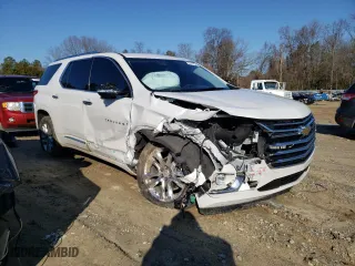 2021 Chevrolet Traverse High Country with VIN 1GNEVNKW6MJ107437, listed as a Copart auction lot 36757224 with 0 mi miles and Salvage Title. Bid and sale history available at carsss.com. Image 4.