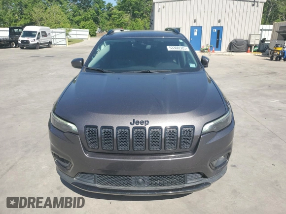 2021 Jeep Cherokee Altitude with VIN 1C4PJLLB4MD220993, listed as a Copart auction lot 53300585 with 92,387 mi miles and Salvage title. Bid and sale history available at DreamBid. Image 5.