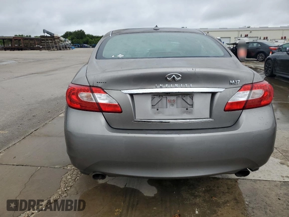 2012 Infiniti M37 with VIN JN1BY1AP9CM333056, listed as a Copart auction lot 74810944 with 212,631 mi miles and Salvage Title. Bid and sale history available at carsss.com. Image 6.