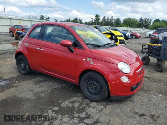 2015 FIAT 500 Pop z VIN 3C3CFFAR8FT545181, wystawiony jako Copart lot #61406525 z przebiegiem 66 151 mil mil oraz Szkoda całkowita • Salvage title. Historia ofert i sprzedaży dostępna na DreamBid. Obrazek 4.
