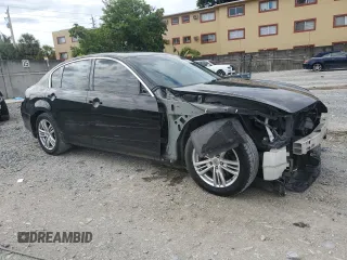 2013 Infiniti G37 Journey with VIN JN1CV6AP9DM725269, listed as a Copart auction lot 57997615 with 149,622 mi miles and Salvage title. Bid and sale history available at DreamBid. Image 4.