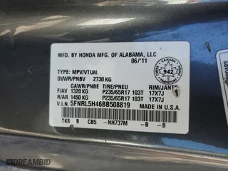 2011 Honda Odyssey EX with VIN 5FNRL5H46BB508819, listed as a Copart auction lot 50649455 with 0 mi miles and Clean Title. Bid and sale history available at carsss.com. Image 13.