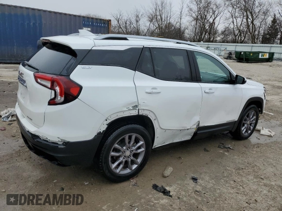 2023 GMC Terrain SLT with VIN 3GKALVEG9PL234444, listed as a Copart auction lot 51701135 with 27,744 mi miles and Salvage Title. Bid and sale history available at carsss.com. Image 3.