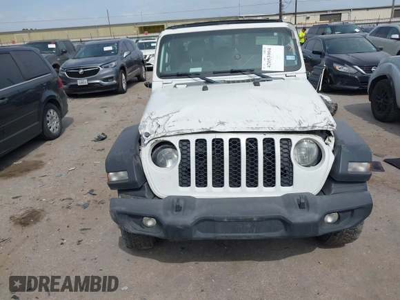 2020 Jeep Gladiator Sport S with VIN 1C6HJTAG9LL161535, listed as a IAAI auction lot 42053904 with 104,260 mi miles and . Bid and sale history available at DreamBid. Image 12.