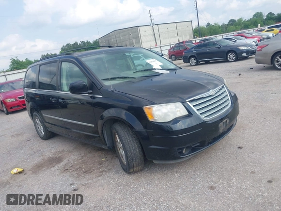 2010 Chrysler Town & Country Touring with VIN 2A4RR5D13AR155611, listed as a IAAI auction lot 42094894 with 132,966 mi miles. Bid and sale history available at carsss.com. Image 1.