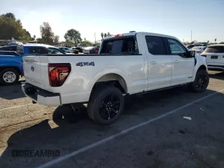 2024 Ford F-150 with VIN 1FTFW7LD5RFB69988, listed as a Copart auction lot 85066924 with 2,138 mi miles and Salvage title. Bid and sale history available at DreamBid. Image 3.