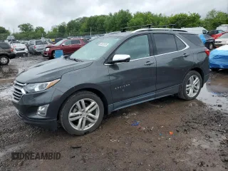 2019 Chevrolet Equinox Premier z VIN 2GNAXYEX8K6142179, wystawiony jako Copart lot #58623525 z przebiegiem 78 025 mil mil oraz Szkoda całkowita • Salvage title. Historia ofert i sprzedaży dostępna na DreamBid. Obrazek 1.