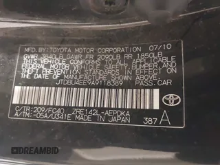 2010 Toyota Corolla с VIN JTDBU4EE9A9118389, выставлен на аукционе IAAI как лот 42488398 с пробегом Не указан миль и . История ставок и продаж доступна на DreamBid. Изображение 9.
