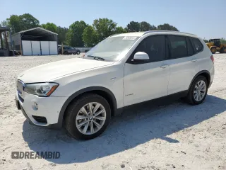 2015 BMW X3 xDrive28i with VIN 5UXWX9C56F0D54892, listed as a Copart auction lot 53505645 with 130,502 mi miles and Salvage Title. Bid and sale history available at DreamBid. Image 1.
