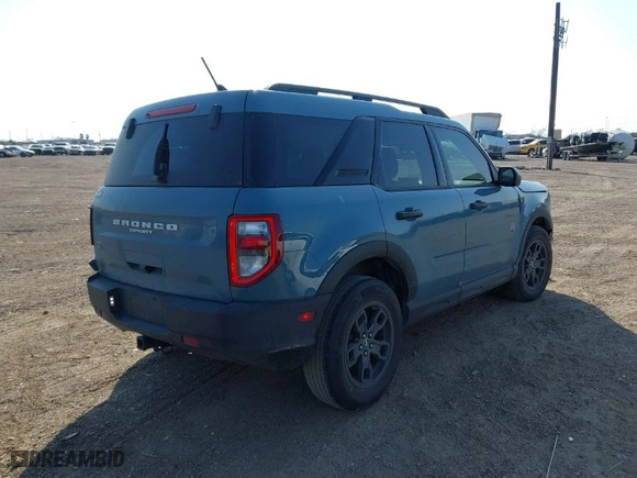 2023 Ford Bronco Sport Big Bend with VIN 3FMCR9B65PRD13818, listed as a IAAI auction lot 41511757 with 39,506 mi miles. Bid and sale history available at carsss.com. Image 4.