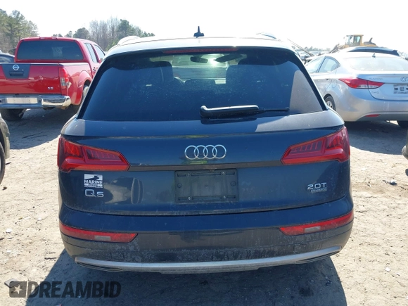 2018 Audi Q5 Premium with VIN WA1ANAFY8J2084416, listed as a IAAI auction lot 41661460 with 98,349 mi miles and . Bid and sale history available at DreamBid. Image 16.
