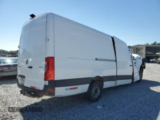 2024 Mercedes-Benz Sprinter Cargo with VIN W1Y4NDHY3RT186659, listed as a Copart auction lot 46094265 with Not Provided miles and Non Repairable. Bid and sale history available at carsss.com. Image 3.