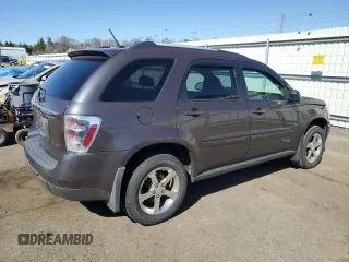 2007 Chevrolet Equinox LT with VIN 2CNDL73F076039153, listed as a Copart auction lot 50693205 with 106,240 mi miles and Salvage Title. Bid and sale history available at carsss.com. Image 3.