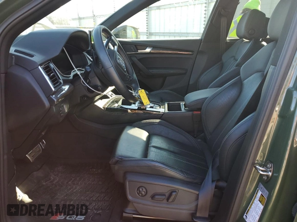 2022 Audi SQ5 Premium Plus with VIN WA1B4AFY4N2024744, listed as a Copart auction lot 80231883 with 32,210 mi miles and . Bid and sale history available at DreamBid. Image 7.