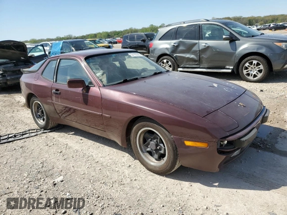 1984 Porsche 944 with VIN WP0AA0941EN460480, listed as a Copart auction lot 54192385 with 66,003 mi miles and Clean Title. Bid and sale history available at DreamBid. Image 4.