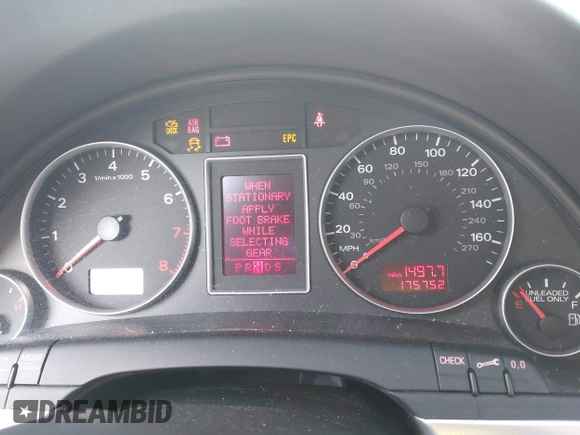 2007 Audi A4 2.0T z VIN WAUDF78E97A234373, wystawiony jako IAAI lot #42157285 z przebiegiem 175 752 mil mil oraz . Historia ofert i sprzedaży dostępna na DreamBid. Obrazek 7.