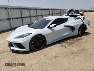 2021 Chevrolet Corvette 2LT with VIN 1G1YB2D49M5102937, listed as a Copart auction lot 64499644 with 39,076 mi miles and Clean Title. Bid and sale history available at carsss.com. Image 1.