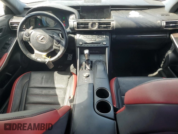 2015 Lexus IS 250 with VIN JTHCF1D26F5022849, listed as a Copart auction lot 57132835 with 130,162 mi miles and Salvage title. Bid and sale history available at DreamBid. Image 8.