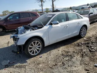 2013 Audi A4 Premium Plus with VIN WAUFFAFL5DN030164, listed as a Copart auction lot 49625434 with 99,485 mi miles and Clean Title. Bid and sale history available at carsss.com. Image 1.